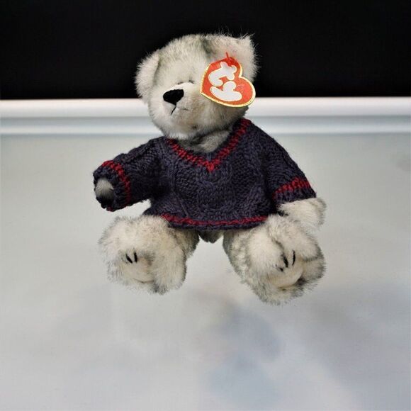 Ty Beanie Babies Fairbanks Retired 1993 Attic Treasures Jointed Plush Bear - Picture 2 of 10